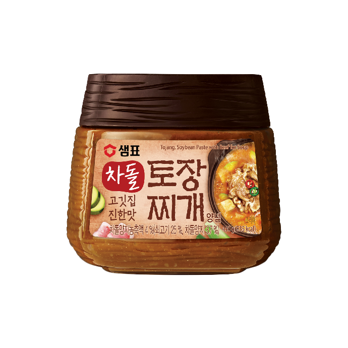 샘표 차돌 토장찌개 양념 450g (Sampio Tohang with Beef for Soup)