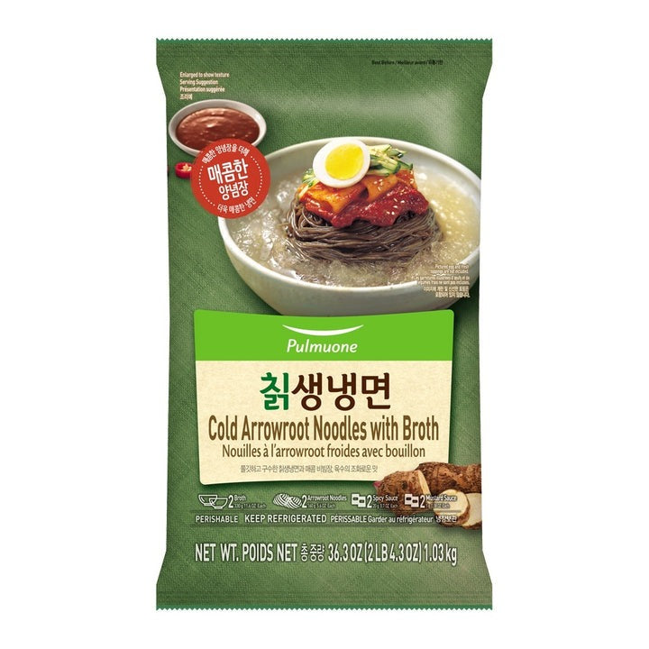 [풀무원 입점기념 10% 할인] 풀무원 칡생냉면 물냉면 1026g (Pulmuone Cold Arrowroot Noodles With Broth)