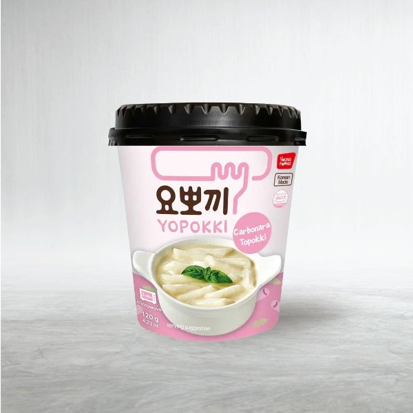 요뽀끼 까르보나라 떡볶이 컵 120g (Yopokki Carbonara Topokki 120g)