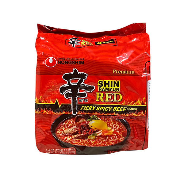 농심 신라면 레드 4봉입 (Nongshim Shin Ramen Red)