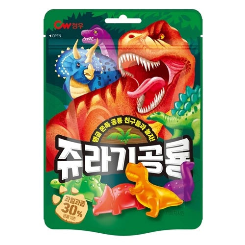 [20% 할인] 청우 쥬라기 공룡 젤리 80g (Jurassic Dinosaur Jelly)