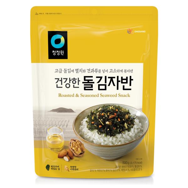 청정원 건강한 돌김자반 30g (Roasted & Seasoned Seaweed Snack)