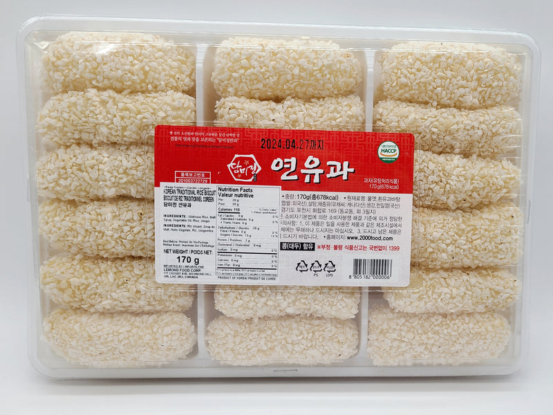 [20% 할인] 담미정 한과 연유과 170g (Korean Traditional Crackers 170g)
