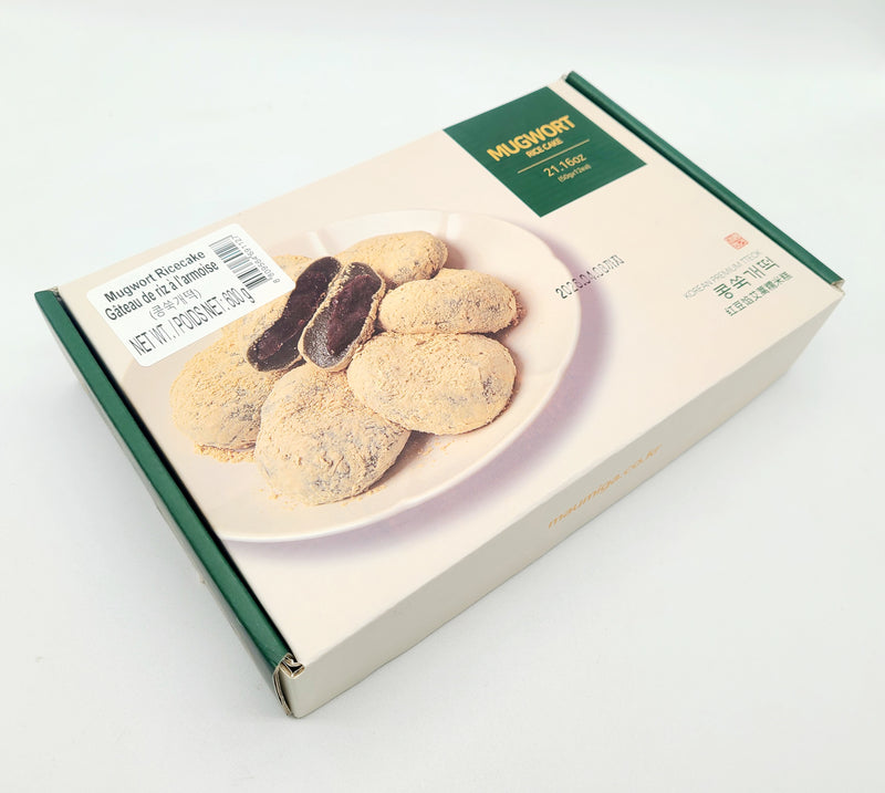 마음이가 콩쑥개떡 600g (개별 포장 12개입) (Maeumiga Bean Mugwort Rice Cake 12 pcs)