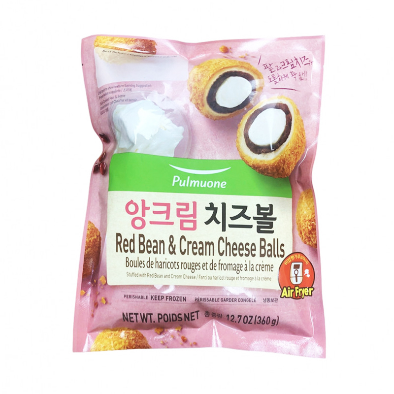 [풀무원 입점기념 10% 할인] 풀무원 앙크림 치즈볼 360g (Red Bean & Cream Cheese Balls  360g)