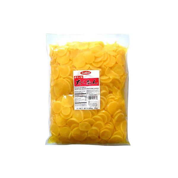 [도매회원전용/대량구매] Sukina 식당용 썬 단무지 4/4Kg (Sukina Pickled Radish (Slice) bulk 4/4Kg)