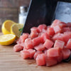 [20% 할인] Sushi Grade 스시 & 포케용 큐브 참치 1Lb (Frozen Tuna Poke Cubes 1Lb)