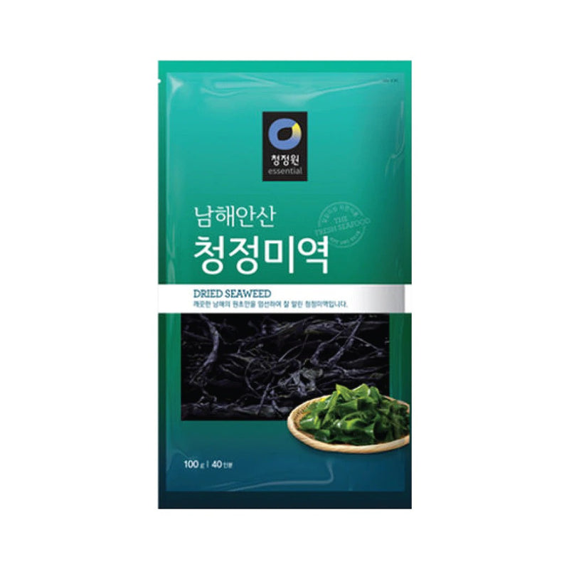 청정원 남해안산 청정 미역 100g 40인분 (Cheongjungwon Clean Seaweed from Namhae 100g)