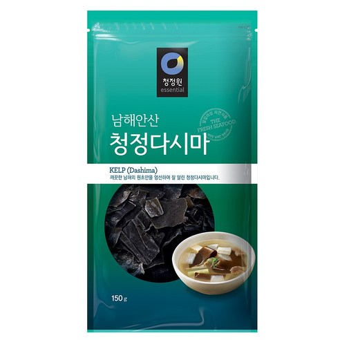 청정원 남해안산 청정 다시마 150g (ChungJungWon Dried Sea tangle 150g)