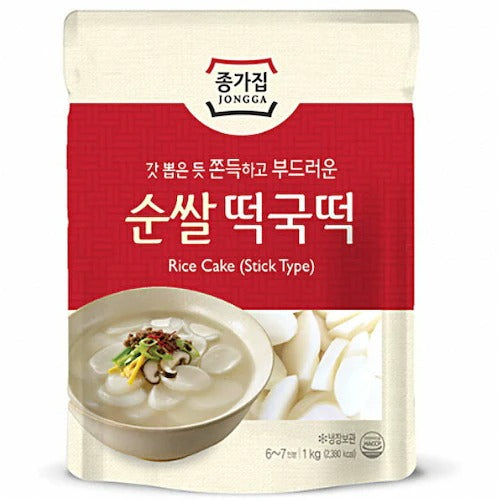 [초특가] 종가집 순쌀 떡국떡 1Kg (Tteok-gug Sliced Rice Cake 1Kg)