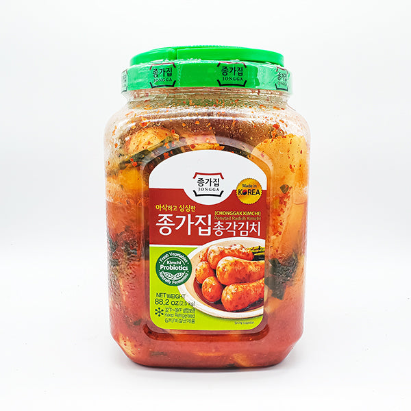 [10% 할인 종가집] 총각김치 2.5Kg (Jongga Chong-gag (Ponytail) Kimchi 2.5Kg)