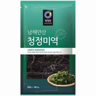 청정원 남해안산 청정 미역 200g (Cheongjungwon Clean Seaweed from Namhae 200g)