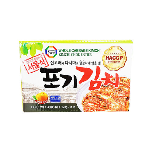 [대량구매/견적문의] 포기김치 5Kg *2 (서울식) (Whole Cabbage Kimchi 5kg Seoul)
