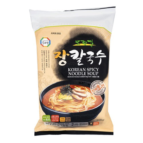 [20% 할인] 모란각 장 칼국수 2인분 462g (Korean Spicy Noodle Soup 462g)