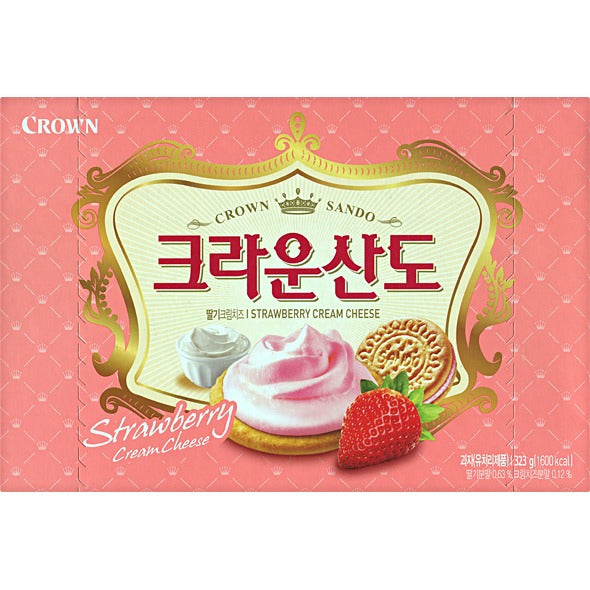 [Crown Snack Special!!!] 크라운 산도 딸기 323g (CROWN SANDO STRAWBERRY 323g)