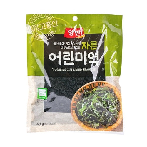 동원 양반 자른 어린 미역 40g 17~18인분 (Yangban Cut Dried Seaweed 40g 17 ~ 18 Servings)