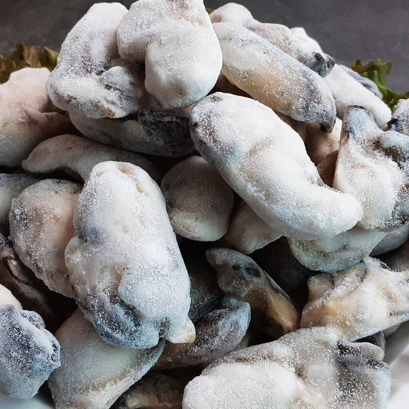 [$3 할인] 최고급 한국 통영산 횟감용 냉동굴 500g (Korea Frozen oysters for sashimi from Tongyeong 500g)