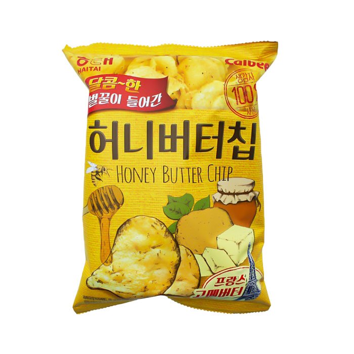 [30% 할인] 해태 허니버터 칩 60g (Haitai Honey Butter Chip 60g)