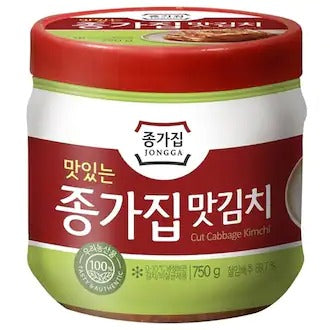 [15% 할인] 종가집 맛김치 750g (Jongga Sliced Kimchi 750g)