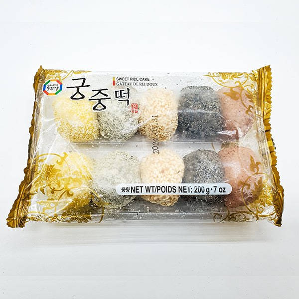 (냉동-한국산)수라상 궁중떡 오색경단 200g (Surasang  Sweet Rice Cake, GoongJoong 200g)