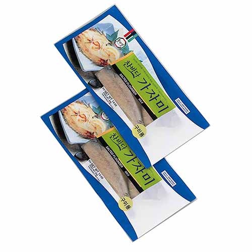 찬바다 구이용 가자미 400g (Surasang Fzn Salted Flounder 400g)
