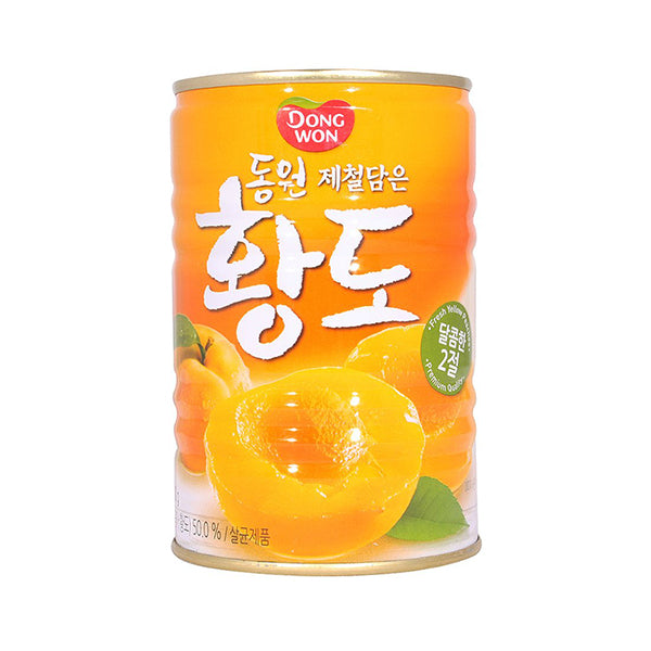 동원 황도 캔 400g (DongWon Canned Yellow Peach 400g)