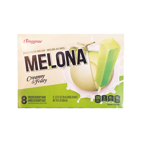 빙그레 메로나 메론 8개입 (Binggrae Melona Melon Flavored Ice cream 8 Units)