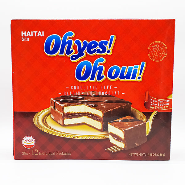 [30% 할인] 해태 오예스 12봉입 336g (Haitai Oh-Yes Choco Cake 12P)
