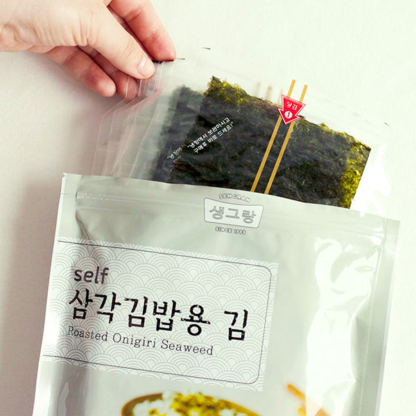 삼각김밥용 김 40매 (Dried Laver for Triangle Gimbab 40sheets)