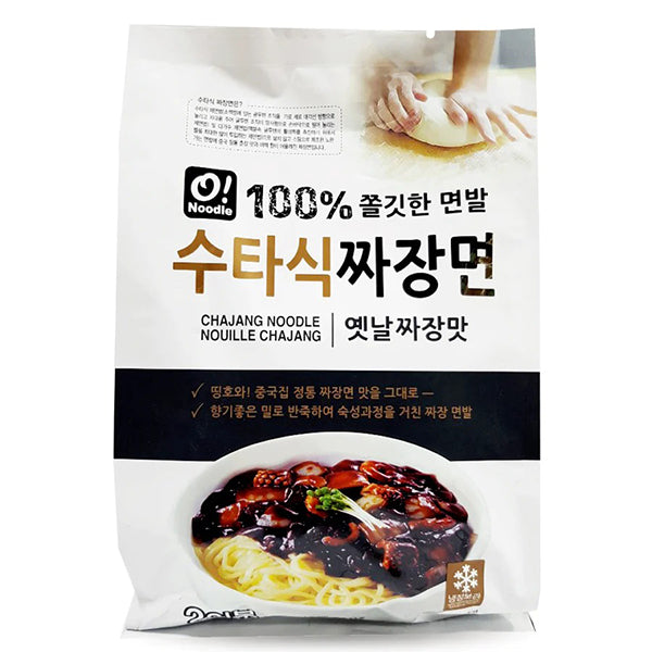 오누들 수타식 짜장면 640g 2인분 (O! Noodle Chajang Noodle 640g)