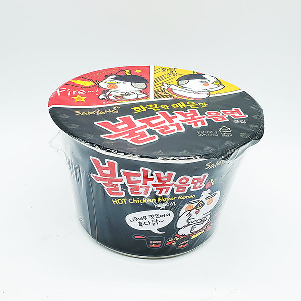삼양 불닭볶음면 큰컵 105g (Samyang Bul-Dak Stir Fried Noodle Big-Bowl 105g)