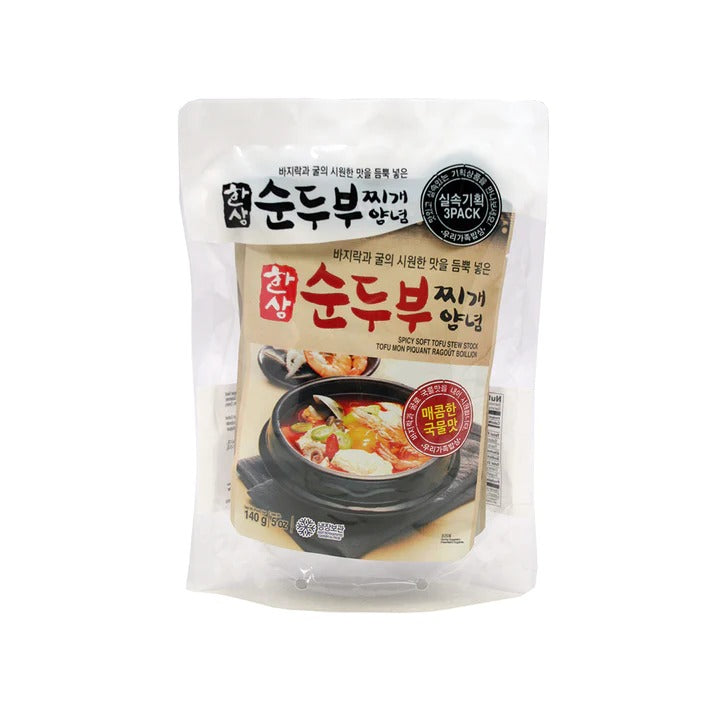한상 순두부  찌개 양념 140g (Hansang Soft Tofu Stew Sauce 140g)