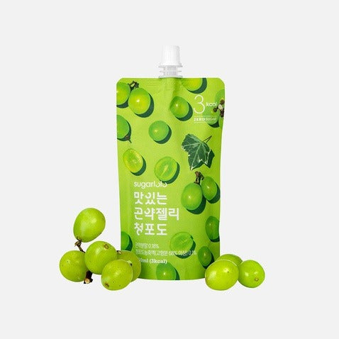 슈가로로 맛있는 곤약젤리 청포도 150g (Sugarlolo Delicious Konjac Jelly Green Grape 150g)