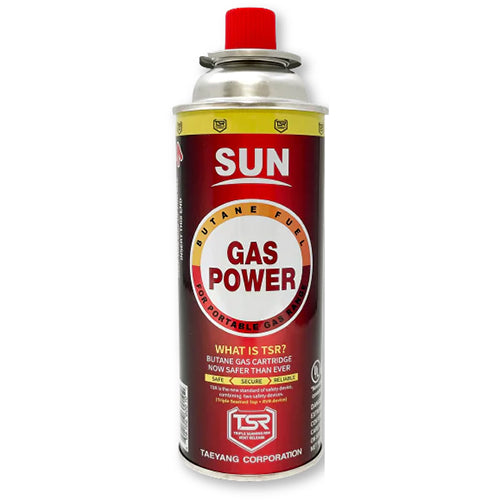 SUN 부탄가스 4개입 (SUN Butane Gas Cartridge 4 Units)